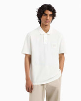Arman i Exchang e White Patch Logo Premium Polo T-Shirt