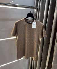 Coac h Beige MonogrAm Imported Premium T-Shirt
