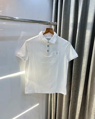 Arman i Exchang a White Patch Logo Premium Polo T-Shirt