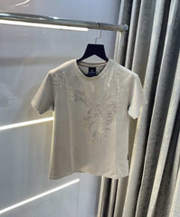 Arman i E...xchange Cream Eagle Print Imported T-Shirt