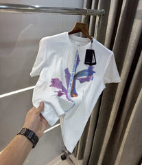 Arman i Ex!change White Logo Print Premium T-Shirt