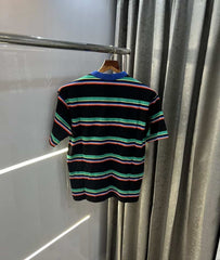 GueSs Black Embroidery Print Imported Oversized T-Shirt