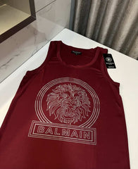 Balmai n Paris Wine Tiger Print Premium Sando