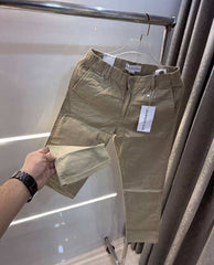 Calvi n Klein Beige01 Premium Classic Linen Trouser