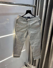 Hacket London Light Grey Premium Classic Cotton Trouser