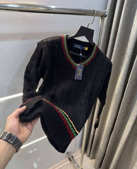 Ralp h lauren Black Knitted Premium Pull Over