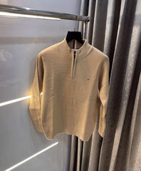 Tomm y Hilfiger Beige Knitted Classic Pull Over