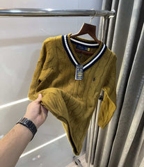 Ralph laure n Mustard Imported Knitted Pull Over