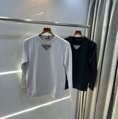 Prad a Milano Grey Designer Logo Imported Pull Over