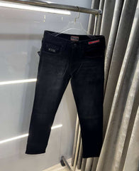 Prad a Milano Carbon Black Pocket Logo Imported Hyperflex Turkey Denim