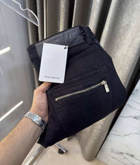 Loew e Jet Black Imported Hyperfle Turkey Denim