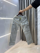 Essentia l Light Grey Imported Baggy Cargo