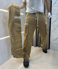 Essentia l Dark Khakhi Premium Imported Baggy Cargo