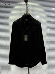 Arman i E·xchange Black EmB0Ssed Logo Shirt With Premium Box Packing