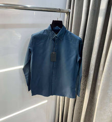 All Saints Petrol Blue Embroidery Logo Premium Shirt