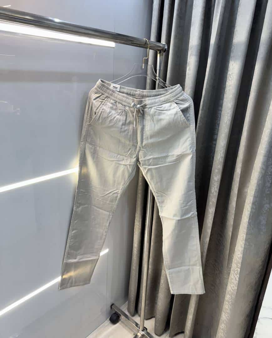 Ralp Lauren New Light Grey Premium Classic Cotton Pant
