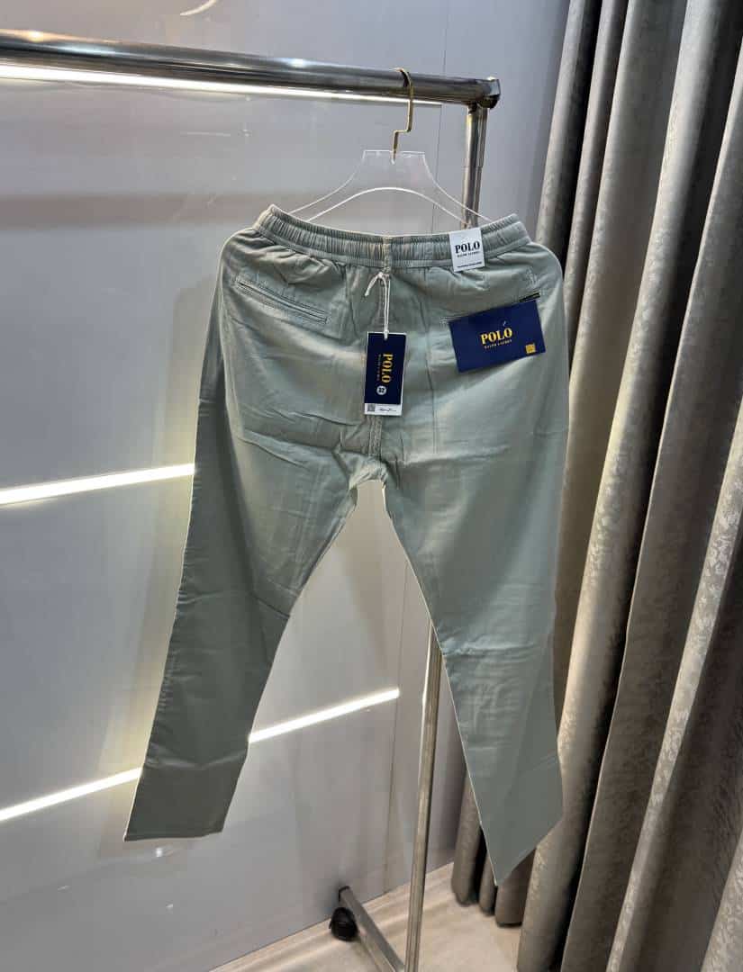 Ralp Lauren Aqua Green Premium Classic Cotton Pant