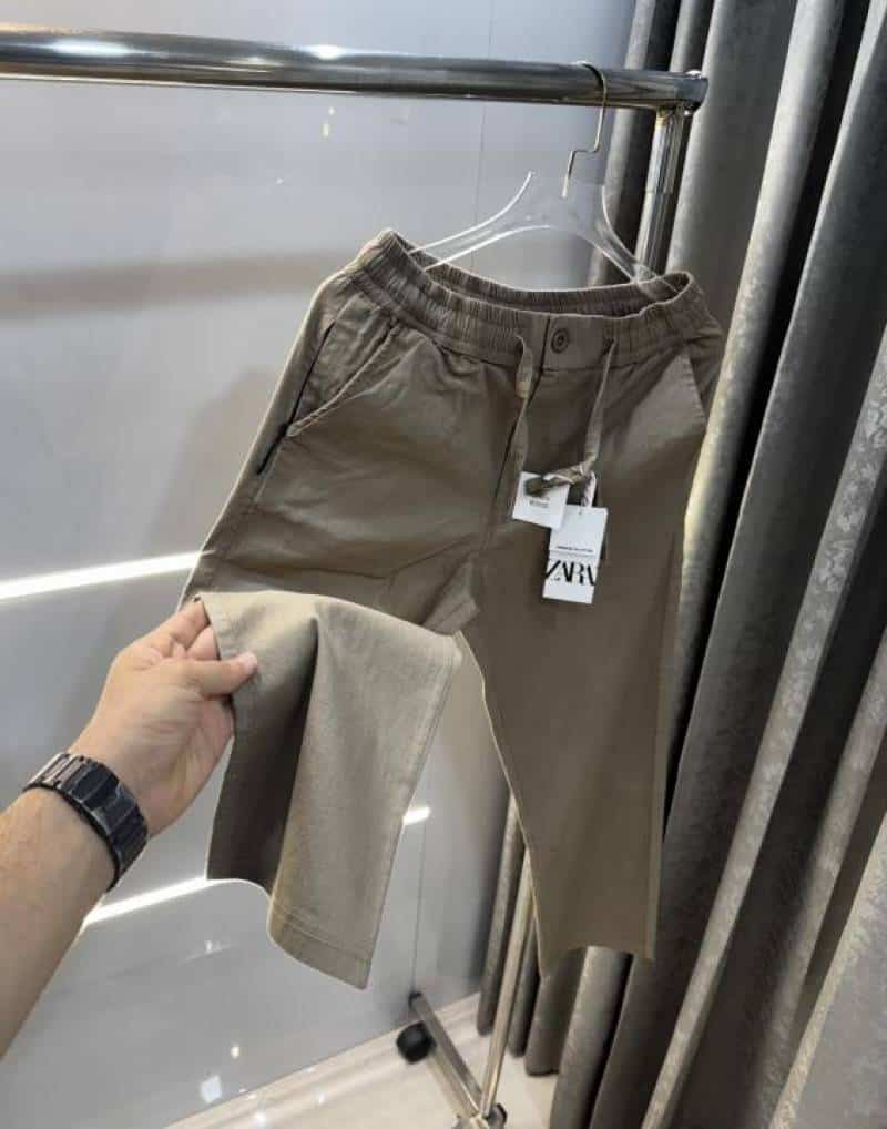 Zar a Beige 5 Premium Linen TrackPants