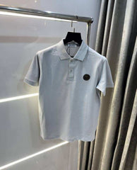 VErsace Couture Grey Back Print Imported Polo T-Shirt
