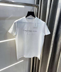 Calvin Klei n White Logo Print Premium T-Shirt