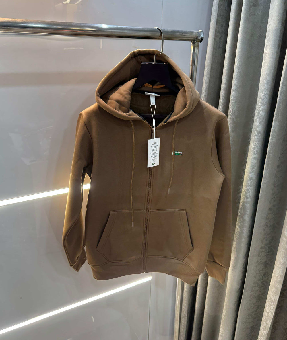 Lacost e Beige Premium Zipper Jacket