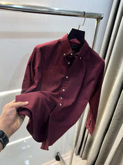 Mossimo Dutti Wine Premium Classic Shirt