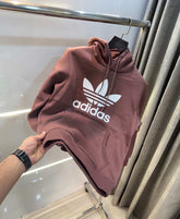 Adida s Milange Logo Print Premium Classic Hoodie