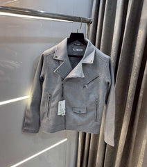 Zar a Grey Cross Zip Lu..X..ury Sweado Jacket
