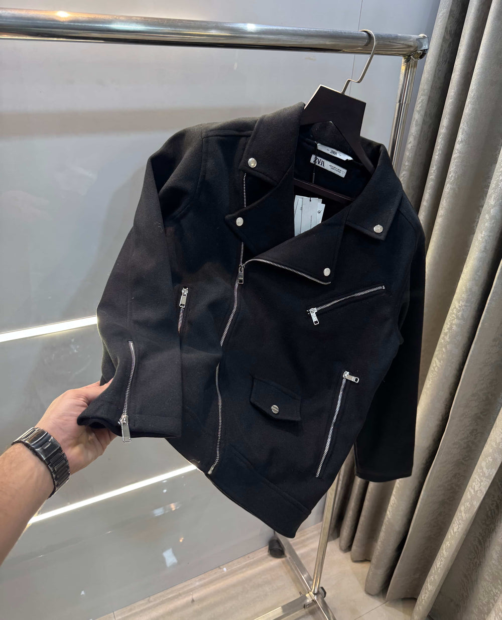 Zar a Cross Zip LuXury Sweado Jacket