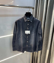 LoEwE Carbon Black Designer Imported Denim Jacket