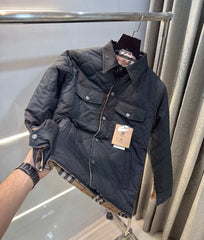 Burberr y Black Reversible Imported Puffer Jacket 2 in1