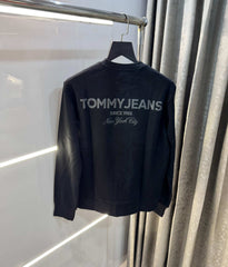 Tomm Hilfiger Black Logo Work Premium Sweatshirt