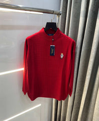 Ralph Lauren Red Teddy Edition Knitted Pull Pver