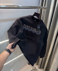 Hugo BO·S$ Black Logo Work Imported Sweatshirt