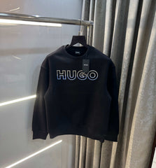 Hugo BO·S$ Black Logo Work Imported Sweatshirt