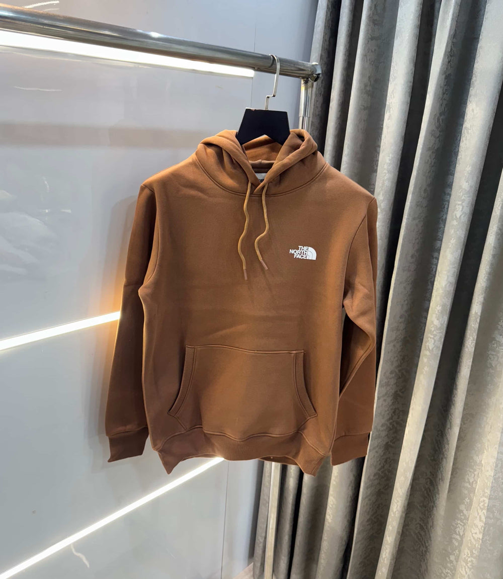 The North Face Brown Printed Imported Hoodie