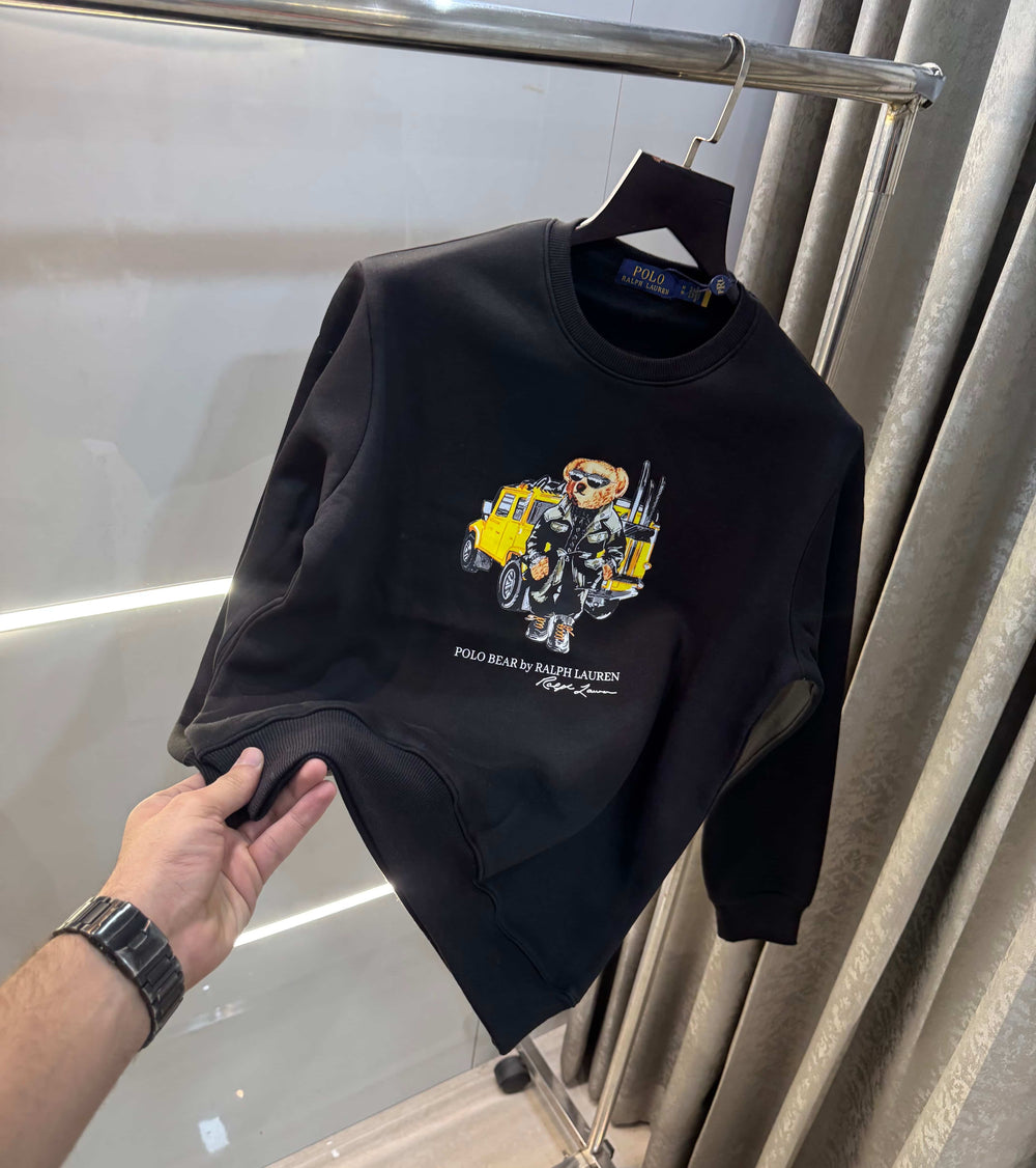 Ralph Lauren Black Teddy Edition Imported Sweatshirt