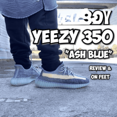Adidas Yeezy Boost 350 v2 Ash blue Semi UA With Full Accessories For Mens
