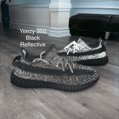 Adidias Yeezy 350 Full Black Reflective Semi UA With Full Accessories