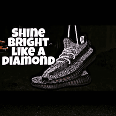 Adidias Yeezy 350 Full Black Reflective Semi UA With Full Accessories
