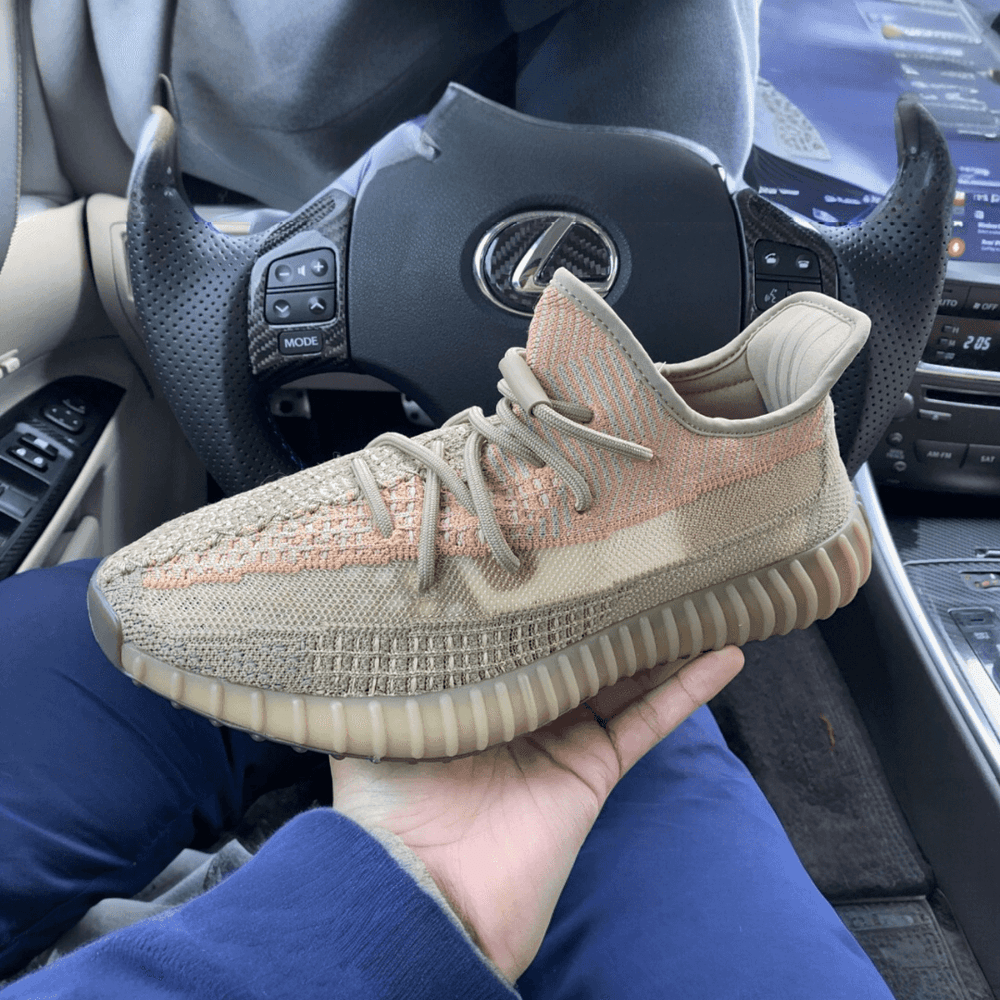 Adidas Yeezy Boost 350 V2 Sand Taupe Semi UA With FUll Accessories