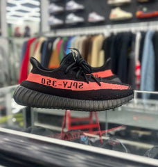 Adidas Yeezy Boost 350 v2 Core Black Red Semi UA with Full Accessories