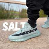 Adidas Yeezy Boost 350 V2 Salt Core Black Semi UA With Full Accessories