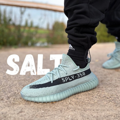Adidas Yeezy Boost 350 V2 Salt Core Black Semi UA With Full Accessories