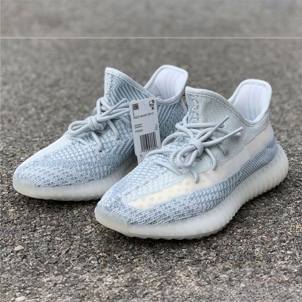 Adidas Yeezy Boost 350 V2 Cloud White (Non-Reflective) Semi UA With Full Accessories