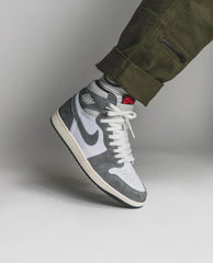 Nike Air Jordan 1 WASHED BLACK SEMI UA With Same OG BOX