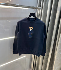 Ralph Lauren Navy Blue Teddy Edition Imported Sweatshirt