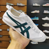 Onitsuka Tiger Mexico 66 Slip On White Velvet Pine Sneakers for Men