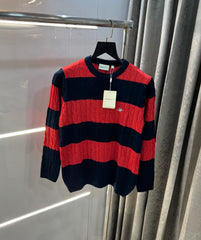 Gant Red Stripes Imported Knitted Pull Over