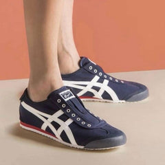 Onitsuka Tiger Sneakers Mexico 66 Slip On NavyOFF White For Men D-1778